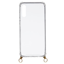 Funda Silicona Colgante Transparente para Samsung Galaxy A70