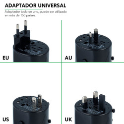 Adaptador internacional Redondo