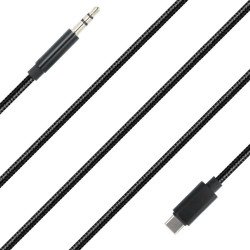 Cable de carga rápida Tipo C a Jack 2m