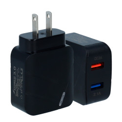 Adaptador Cargador de pared doble entrada USB - México