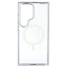 Funda Transparente Logo Compatible con Magsafe para Samsung Galaxy S24 Ultra