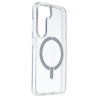 Funda Transparente Logo Compatible con Magsafe para Samsung Galaxy S23