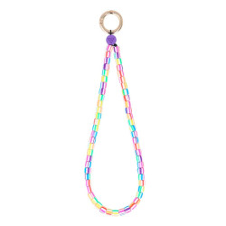 Pulsera de cuentas multicolor para Móvil
