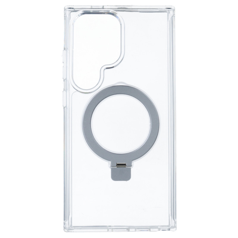 Funda Transparente Compatible con MagSafe Ring para Samsung Galaxy S24 Ultra