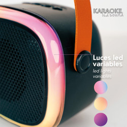 Karaoke Led Sound - Altavoz con Micrófono