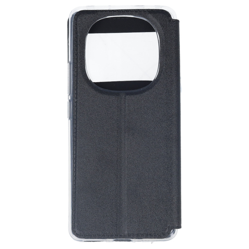 Funda Tipo Libro Para Xiaomi 14 – TPU Y Cuero Sintético – Ranura Para Tarjetas – Cierre Magnético – Color Vino Rojo