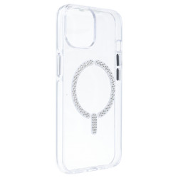Funda Antiyellow Compatible con MagSafe con Brillantes para iPhone 13