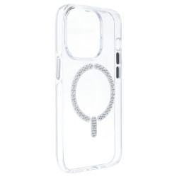 Funda Antiyellow Compatible con MagSafe con Brillantes para iPhone 14 Pro Max