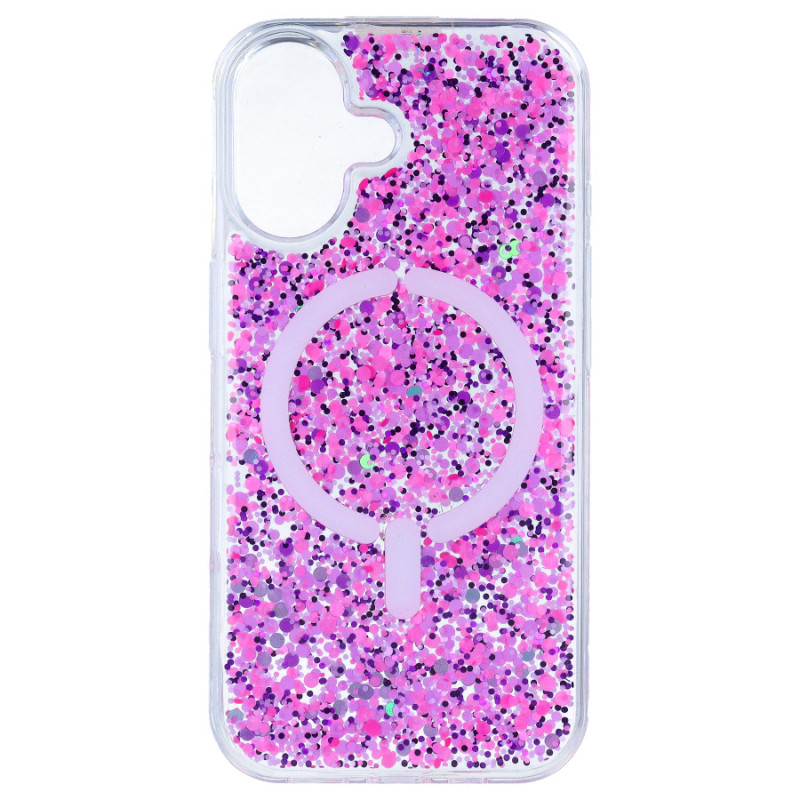 Funda Ring Glitter Compatible con Magsafe para iPhone 16 Plus - La Casa de las Carcasas, Accesorios y Fundas para móviles Funda Ring Glitter Compatible con Magsafe para iPhone 16 Plus - La Casa de las Carcasas, Accesorios y Fundas para móviles