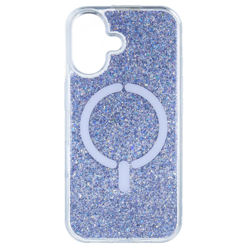 Funda Ring Glitter Compatible con Magsafe para iPhone 16 - La Casa de las Carcasas, Accesorios y Fundas para móviles Funda Ring Glitter Compatible con Magsafe para iPhone 16 - La Casa de las Carcasas, Accesorios y Fundas para móviles