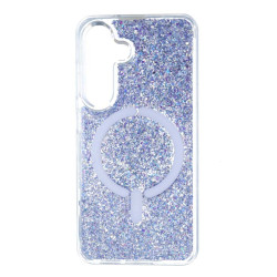 Funda Ring Glitter Compatible con Magsafe para Samsung Galaxy S25 - Kamalion, Accesorios y Fundas para móviles