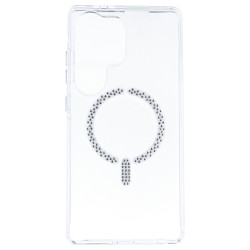 Funda Antiyellow Compatible con MagSafe con Brillantes para Samsung Galaxy S25 Ultra - La Casa de las Carcasas, Accesorios y Fun