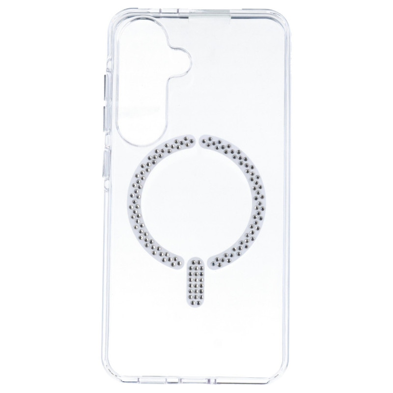 Funda Antiyellow Compatible con MagSafe con Brillantes para Samsung Galaxy S25 - La Casa de las Carcasas, Accesorios y Fundas pa