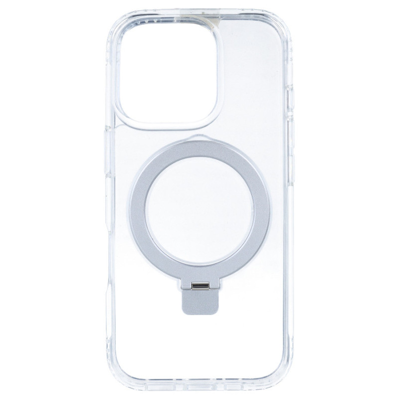 Funda Transparente Compatible con MagSafe Ring para iPhone 16 Pro - La Casa de las Carcasas, Accesorios y Fundas para móviles Funda Transparente Compatible con MagSafe Ring para iPhone 16 Pro - La Casa de las Carcasas, Accesorios y Fundas para móviles