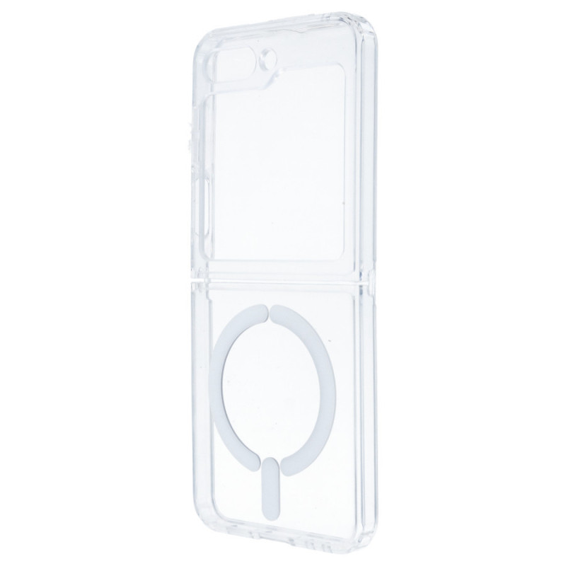 Funda Transparente Logo Compatible con Magsafe para Samsung Galaxy Z Flip 5 - La Casa de las Carcasas, Accesorios y Fundas para