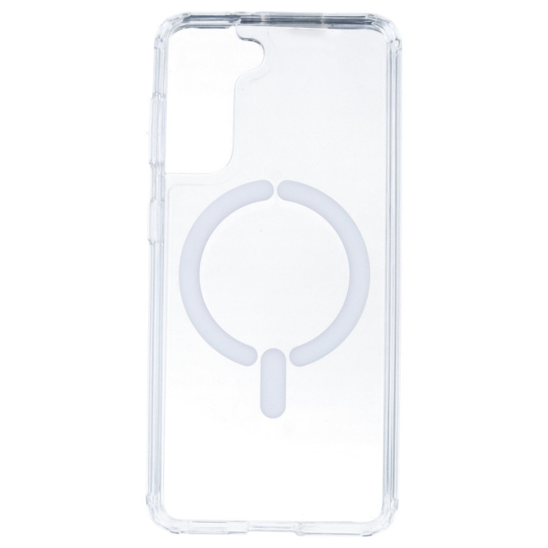 Funda Transparente Logo Compatible con Magsafe para Samsung Galaxy S21 - La Casa de las Carcasas, Accesorios y Fundas para móvil
