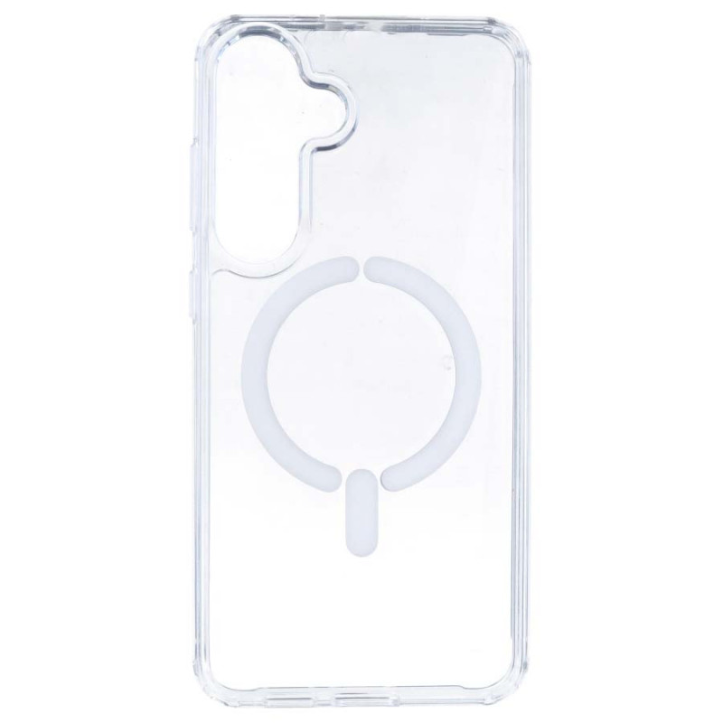 Funda Transparente Logo Compatible con Magsafe para Samsung Galaxy S25 - La Casa de las Carcasas, Accesorios y Fundas para móvil