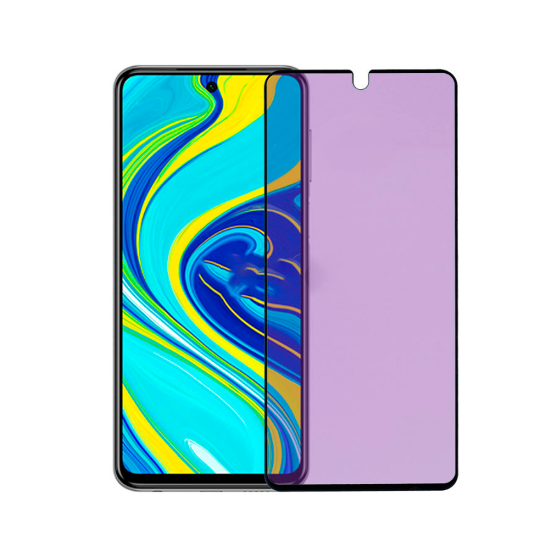 Cristal Templado Completo Anti Blue-Ray para Xiaomi Redmi Note 9S