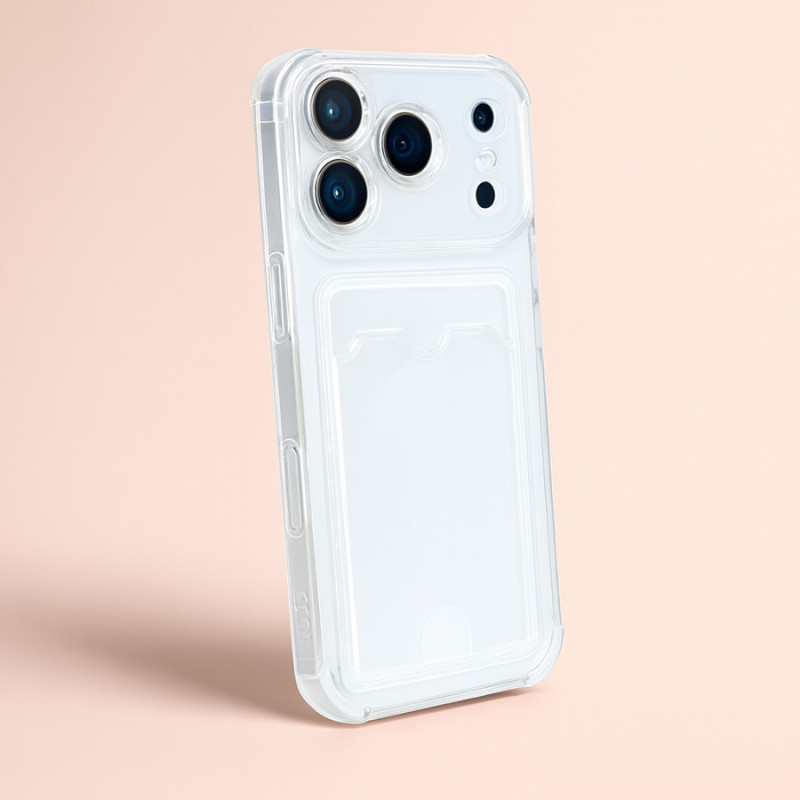 Funda Silicona Cubre con Tarjetero para iPhone 17 Pro - La Casa de las Carcasas, Accesorios y Fundas para móviles