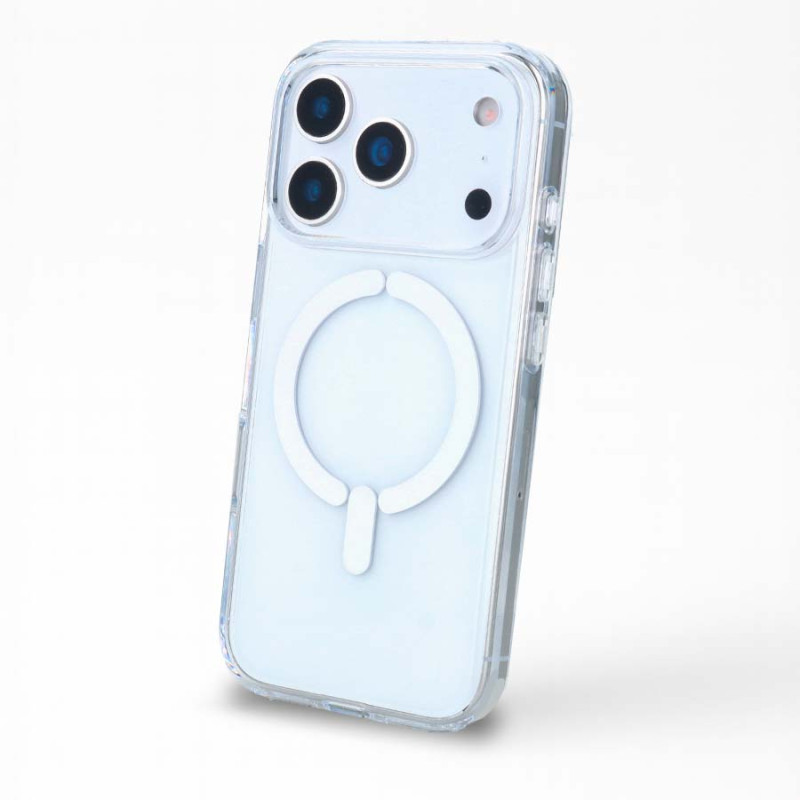 Funda Transparente Logo Compatible con Magsafe para iPhone 17 Pro Funda Transparente Logo Compatible con Magsafe para iPhone 17 Pro
