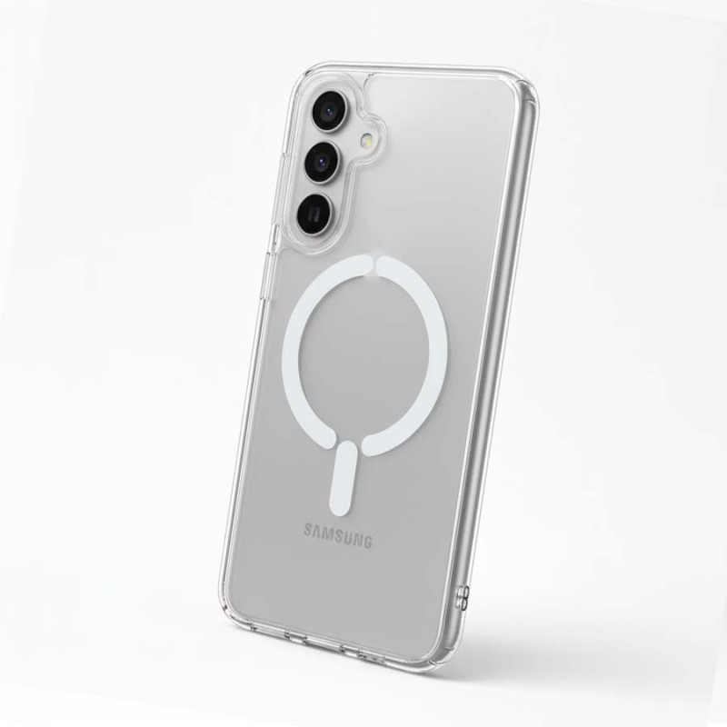 Funda Transparente Logo Compatible con Magsafe para Samsung Galaxy A17