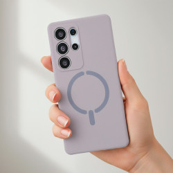 Funda Compatible con MagSafe con Cubre Cámara para Samsung Galaxy S25 Ultra