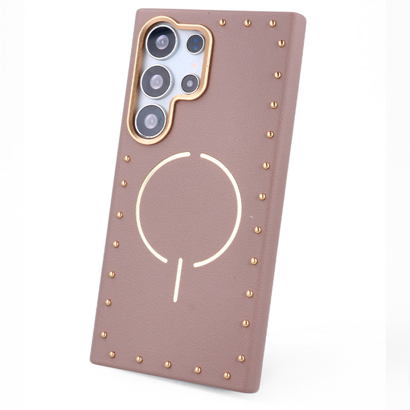 Funda Tachas Compatible con Magsafe para Samsung Galaxy S25 Ultra