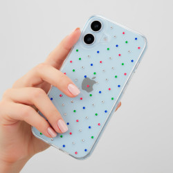 Funda Perlitas Multicolor para iPhone 16 Plus