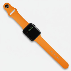 Correa de goma para Apple Watch 42mm Negra