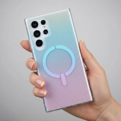 Funda Ring Glitter Compatible con Magsafe para Samsung Galaxy S25 Ultra