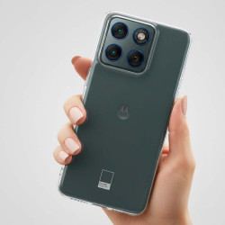 Funda Silicona Transparente para Motorola Moto Edge 70