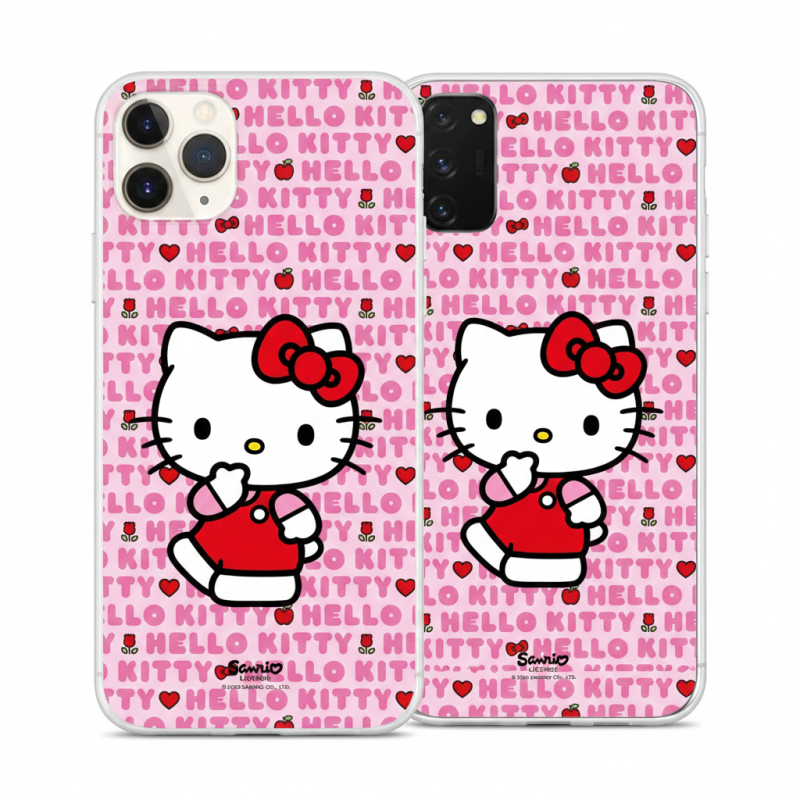 Funda Oficial Hello Kitty - Logo pink
