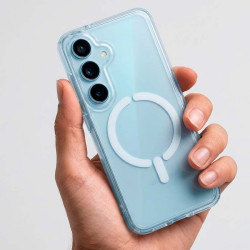 Funda Transparente Logo Compatible con Magsafe para Samsung Galaxy S26