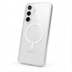 Funda Transparente Logo Compatible con Magsafe para Samsung Galaxy A37