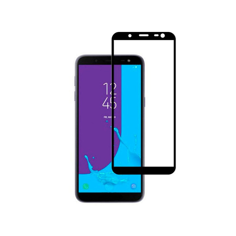 Cristal Templado Completo Negro para Samsung Galaxy J6 2018