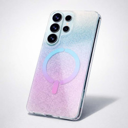 Funda Ring Glitter Compatible con Magsafe para Samsung Galaxy S26 Ultra