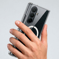 Funda Transparente Logo Compatible con Magsafe para Samsung Galaxy Z Trifold
