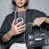 Funda Transparente Logo Compatible con Magsafe para Samsung Galaxy A57