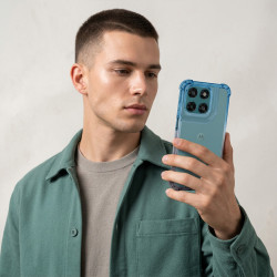 Funda Bumper Reforzada Degradada para Motorola Moto G77