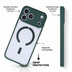 Funda Bumper Compatible con Magsafe con Cubre cámara para Iphone 18 Pro Max