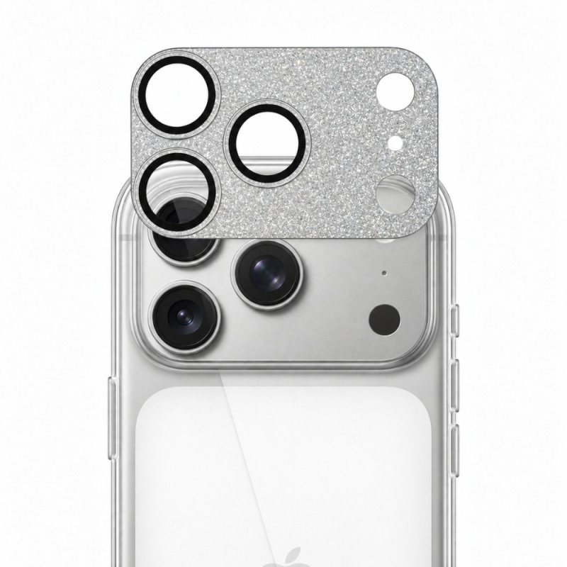 Protector Cubrecamara Glitter para Iphone 18 Pro