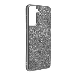 Funda Brillantina Plata para Samsung Galaxy S21 Plus