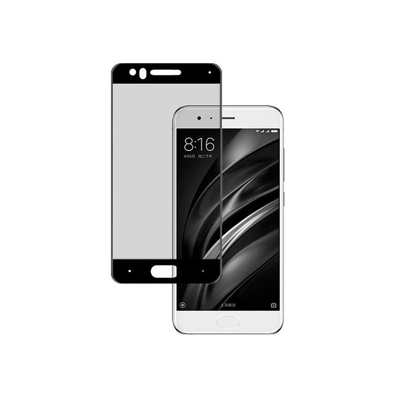 Cristal Templado Completo Negro para Xiaomi Mi 6