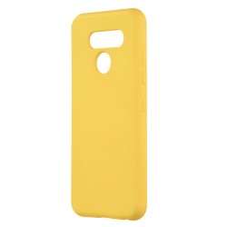 Funda para LG Q60 Ultra suave Amarilla