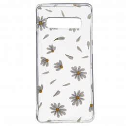 Carcasa Dibujo Margaritas Blanca para Samsung Galaxy S10 Plus- La Casa de las Carcasas