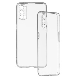 Funda Silicona Transparente para Oppo Reno 4