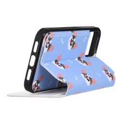 Funda Libro Multifuncional Bulldog Frenchy para iPhone 12