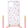 Funda Silicona Colgante Corazones para iPhone 12 Mini