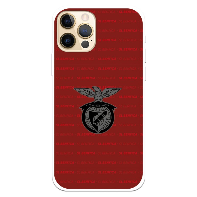 Funda para iPhone 12 del Escudo Fondo Granate  - Licencia Oficial Benfica