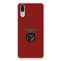 Funda para Huawei P20 del Escudo Fondo Granate  - Licencia Oficial Benfica